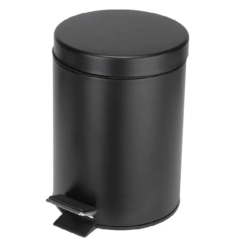 Croydex Britannia 3 Litre Pedal Bin - Matt Black